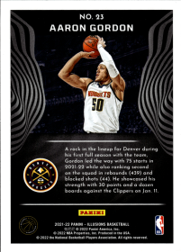Aaron Gordon - Panini Illusions Base Set 2021-22, Nr. 23