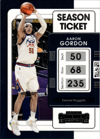 Aaron Gordon - Panini Contenders Season Ticket 2021-22, Nr. 58