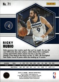 Ricky Rubio - Panini Mosaic Base Set 2020-21, Nr. 71