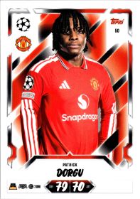 Patrick Dorgu - Topps Match Attax UEFA Club Competitions Base Set 2026-27, Nr. 50