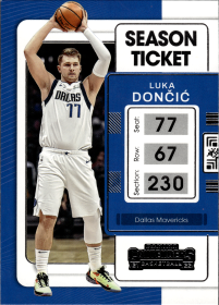 Luka Dončić - Panini Contenders Season Ticket 2021-22, Nr. 18