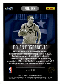 Bojan Bogdanovic - Panini Illusions Base Set 2020-21, Nr. 69