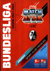 Ermedin Demirović - Topps Chrome Match Attax Bundesliga Helden von Morgen 2021-22, Nr. 138 – Nummeriert, Green Refractor