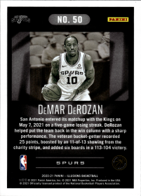 DeMar DeRozan - Panini Illusions Base Set 2020-21, Nr. 50
