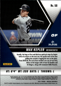 Max Kepler - Panini Mosaic Base Set 2021, Nr. 58