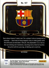 Gavi - Panini Select FIFA Mezzanine 2024-25, Nr. 107