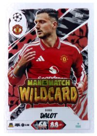 Diogo Dalot - Topps Match Attax UEFA Club Competitions Man of the Match Wildcard 2026-27, Nr. 59