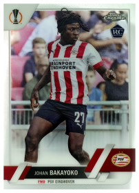 Johan Bakayoko - Topps Chrome UEFA Club Competitions Base Set 2022-23, Nr. 126 – Rookie Card