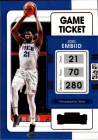 Joel Embiid - Panini Contenders Game Ticket 2021-22, Nr. 67