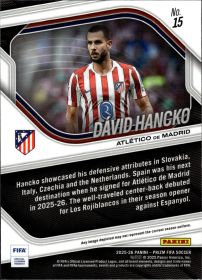 Dávid Hancko - Panini Prizm FIFA Base Set 2025-26, Nr. 15 – Rookie Card
