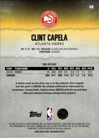 Clint Capela - Topps Signature Class Base Set 2025-26, Nr. 48