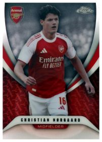 Christian Nørgaard - Topps Chrome Arsenal Team Set Base Set 2025-26, Nr. 12