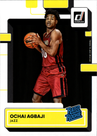 Ochai Agbaji - Panini Donruss Rated Rookie 2022-23, Nr. 214 – Rookie Card