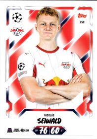 Nicolas Seiwald - Topps Match Attax UEFA Club Competitions Base Set 2026-27, Nr. 250