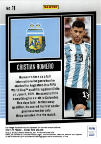 Christian Romero - Panini Score FIFA Base Set 2022-23, Nr. 11