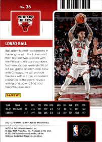 Lonzo Ball - Panini Contenders Season Ticket 2021-22, Nr. 36