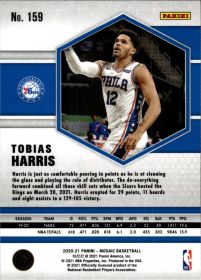 Tobias Harris - Panini Mosaic Base Set 2020-21, Nr. 159