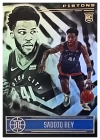 Saddiq Bey - Panini Illusions Base Set 2020-21, Nr. 159 – Rookie Card