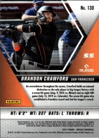 Brandon Crawford - Panini Mosaic Base Set 2021, Nr. 130
