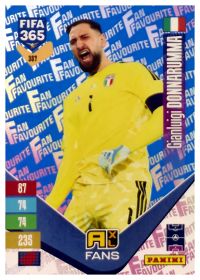 Gianluigi Donnarumma - Panini Adrenalyn XL FIFA 365 Fan Favourites 2026-27, Nr. 357 – Blue, Insert