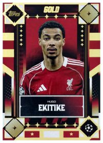 Hugo Ekitike - Topps Gold UEFA Club Competitions 2025-26