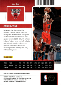 Zach LaVine - Panini Contenders Season Ticket 2021-22, Nr. 46