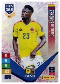 Davinson Sánchez - Panini Adrenalyn XL FIFA 365 Fan Favourites 2026-27, Nr. 368 – Insert