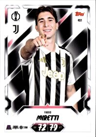 Fabio Miretti - Topps Match Attax UEFA Club Competitions Base Set 2026-27, Nr. 451