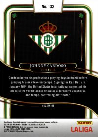 Johnny Cardoso - Panini Select La Liga Mezzanine 2024-25, Nr. 132