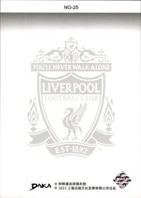 Liverpool FC - DAKA Liverpool FC Set Holocene 2022-23, Nr. NO-25