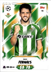 Pablo Fornals - Topps Match Attax UEFA Club Competitions Base Set 2026-27, Nr. 195