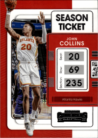 John Collins - Panini Contenders Season Ticket 2021-22, Nr. 14