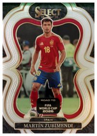 Martín Zubimendi - Panini Select FIFA Road to World Cup Mezzanine 2025-26, Nr. 172