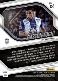Gastón Togni - Panini Prizm FIFA Base Set 2025-26, Nr. 158 – Rookie Card