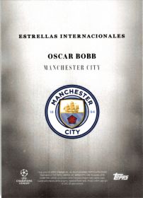 Oscar Bobb - Topps Simplicidad UEFA Club Competitions Estrellas Internacionales 2025-26