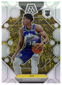 Ochai Agbaji - Panini Mosaic Base Set 2022-23, Nr. 208 – Rookie Card