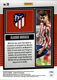 Álvaro Morata - Panini Score FIFA Base Set 2022-23, Nr. 19