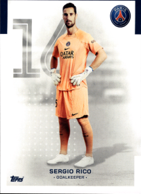 Sergio Rico - Topps Paris Saint-Germain Official Team Set 2023-24, Nr. 22