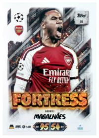 Gabriel Magalhães - Topps Match Attax UEFA Club Competitions Fortress 2026-27, Nr. 26
