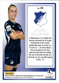Laura Gloning - Panini Frauen-Bundesliga TC Collection Base Set 2025-26, Nr. 43