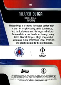 Nasser Djiga - Topps UEFA Club Competitions Base Set 2025-26, Nr. 140 – Diamante