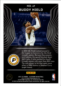 Buddy Hield - Panini Illusions Base Set 2021-22, Nr. 47