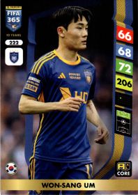 Won-Sang Um - Panini Adrenalyn XL FIFA 365 Base Set 2025, Nr. 222
