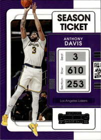 Anthony Davis - Panini Contenders Season Ticket 2021-22, Nr. 72
