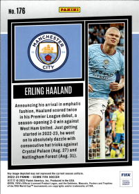 Erling Haaland - Panini Score FIFA Base Set 2022-23, Nr. 176