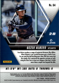Ozzie Albies - Panini Mosaic Base Set 2021, Nr. 64