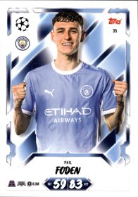 Phil Foden - Topps Match Attax UEFA Club Competitions Base Set 2026-27, Nr. 35