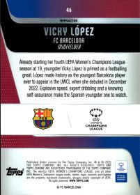 Vicky López - Topps Chrome UEFA Women's Champions League Base Set 2025-26, Nr. 46 – Refractor