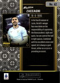 Mattia Zaccagni - Panini Player of the Match Base Set 2024-25, Nr. 62
