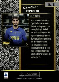 Sebastiano Esposito - Panini Player of the Match Base Set 2024-25, Nr. 23